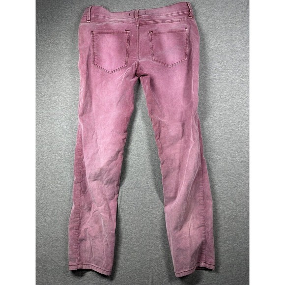 Free People Washed Pink Rose‎ Womens Corduroy Ankle Pants Waist 25 - Picture 5 of 7